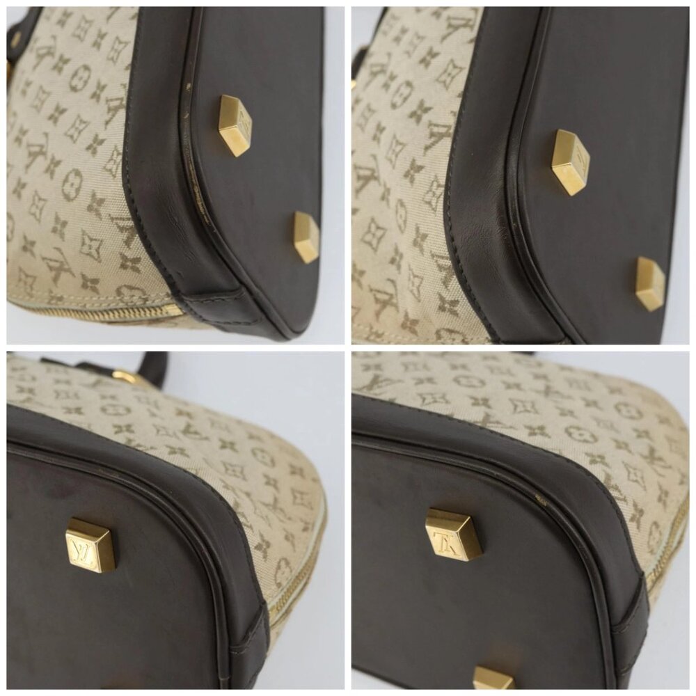 LOUIS VUITTON Monogram Mini Alma Ron Hand Bag Khaki - Picture 16 of 16
